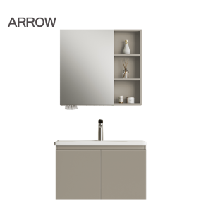Bộ Tủ Lavabo Arrow AHGP8G391TRK-2H/AP391E và Tủ Gương Arrow AHJGP8G391TRK