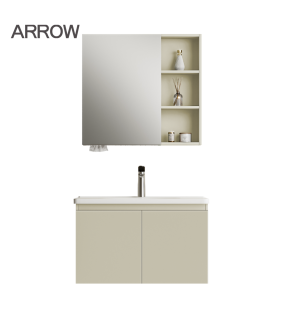 Bộ Tủ Lavabo Arrow AHGP8G391TRB-2H/AP391E và Tủ Gương Arrow AHJGP8G391TRB